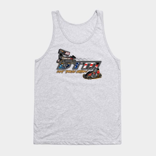 Dirt Tracks Matter Dirt Mini Sprints Tank Top by Artslave Custom Car Art